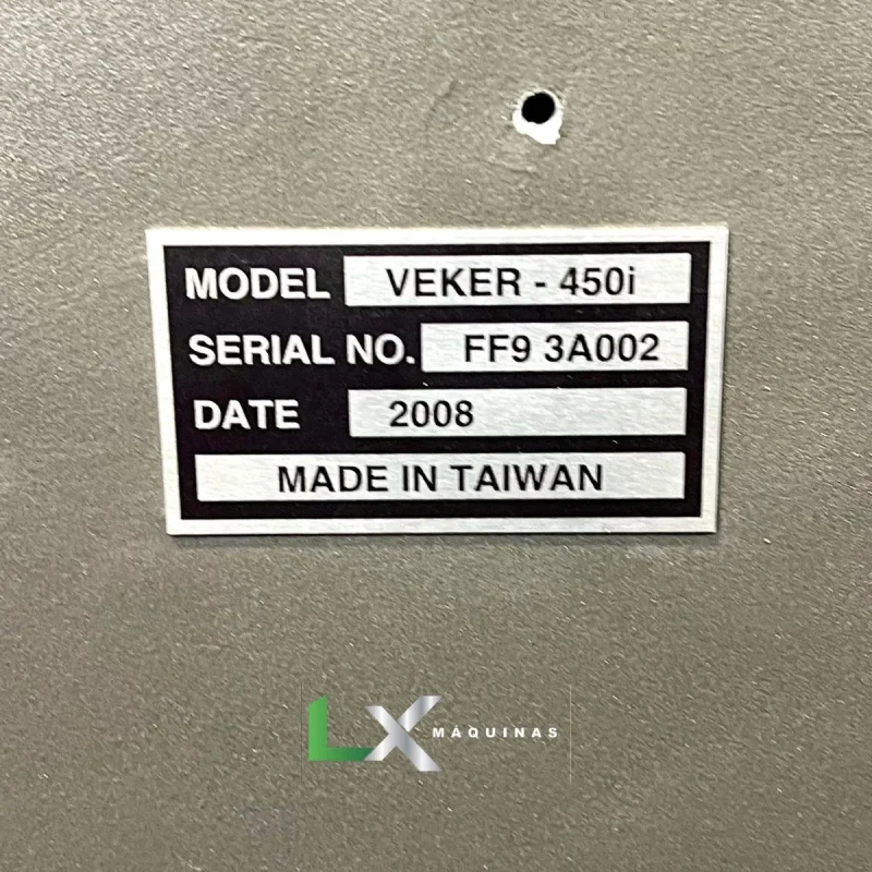FRESADORA FERRAMENTEIRA VEKER 450i -ISO 40 - 2008 - INVERSOR DE FREQUENCIA (1)