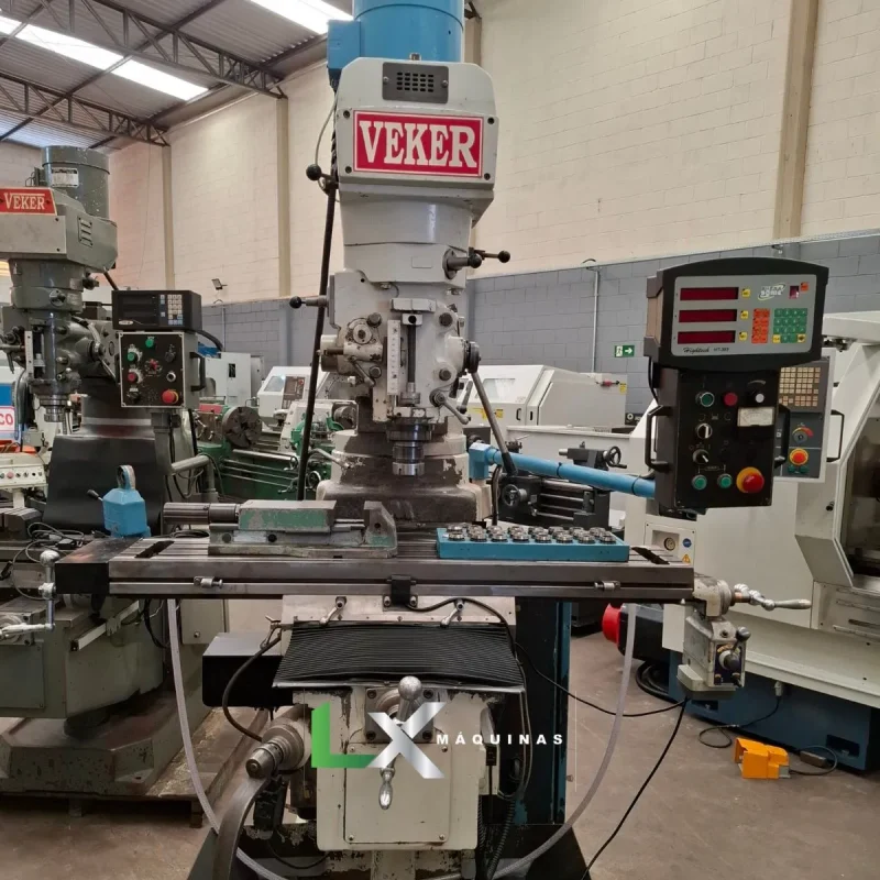 FRESADORA FERRAMENTEIRA VEKER VK-420i ISO 40 - COM INVERSOR DE FREQUÊNCIA + A (1)