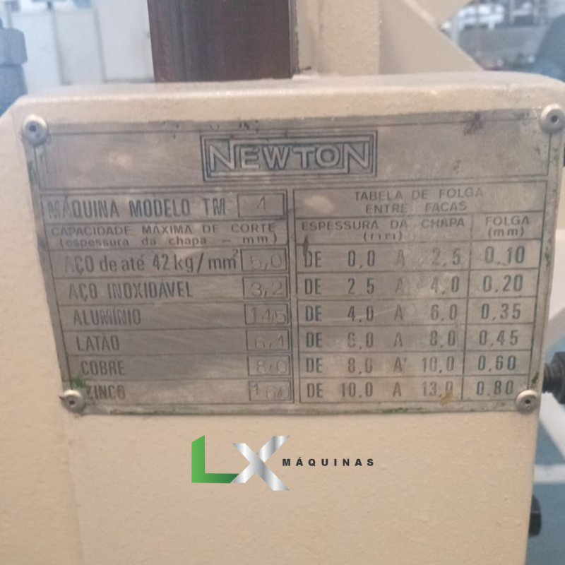 GUILHOTINA MECANICA NEWTON TM 1 - 5,0 MM (7)