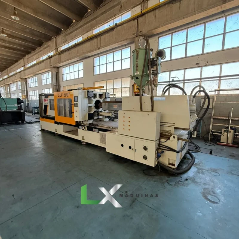INJETORA PARA PLASTICOS MARCA CLF - 500 TONS - RETROFITADA EM 2022 (5)