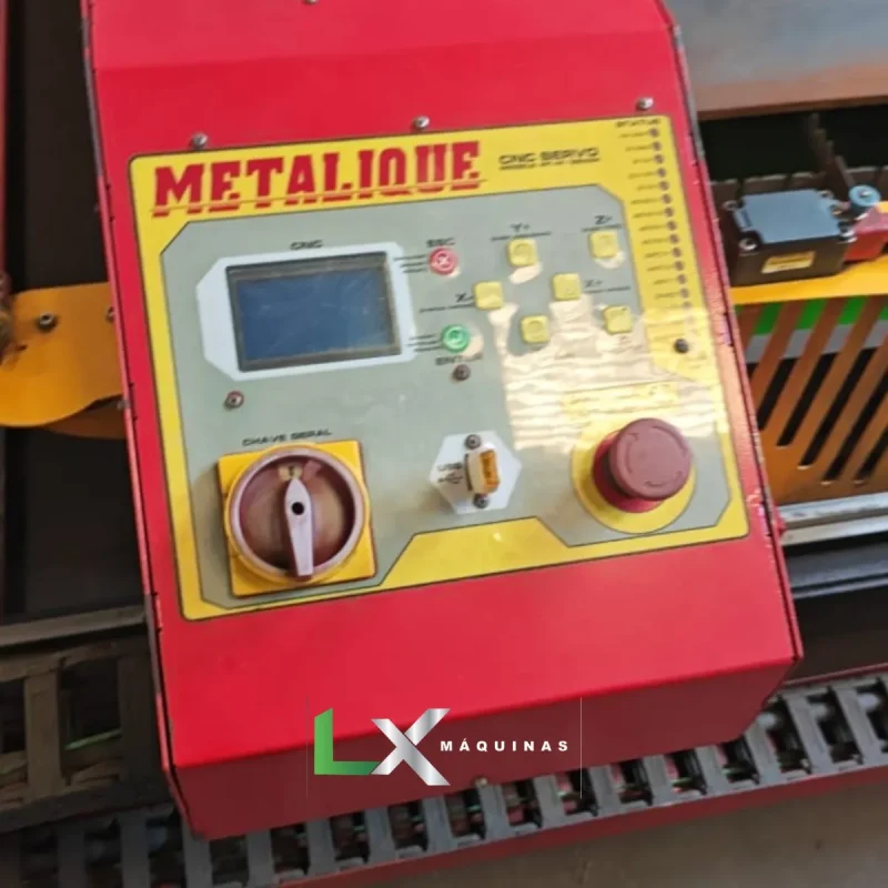 MAQUINA DE CORTE A PLASMA CNC METALIQUE - 1 POLEGADA - ANO 2020 (3)