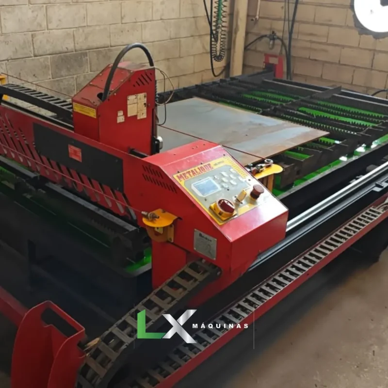 MAQUINA DE CORTE A PLASMA CNC METALIQUE - 1 POLEGADA - ANO 2020 (4)