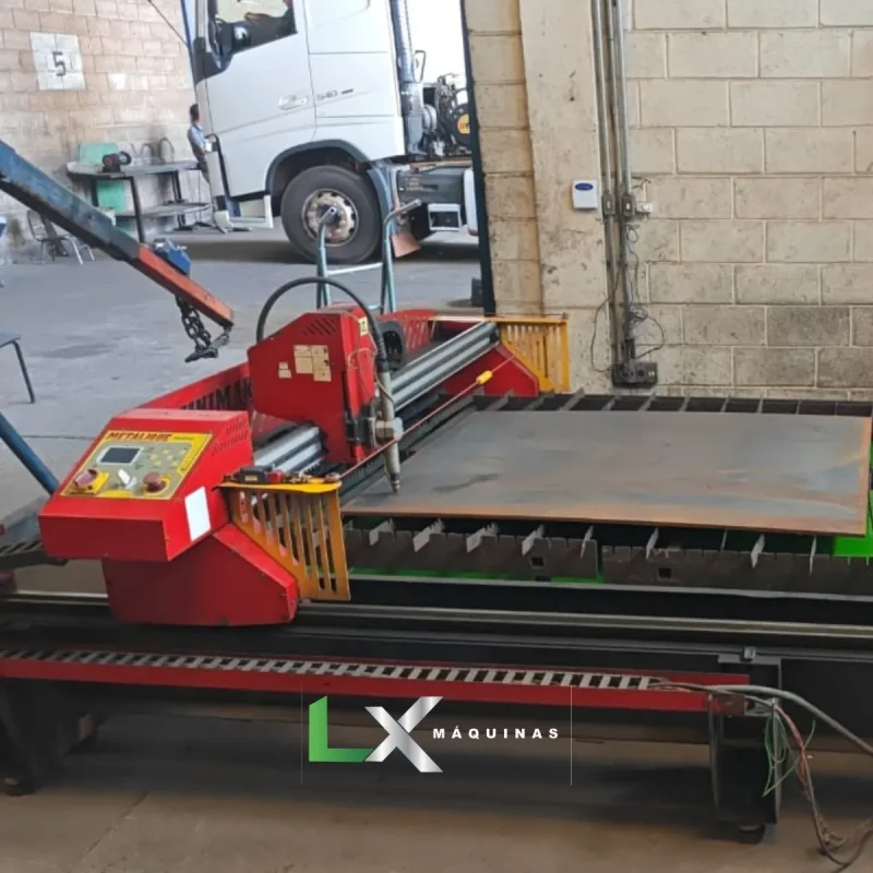MAQUINA DE CORTE A PLASMA CNC METALIQUE - 1 POLEGADA - ANO 2020 (5)
