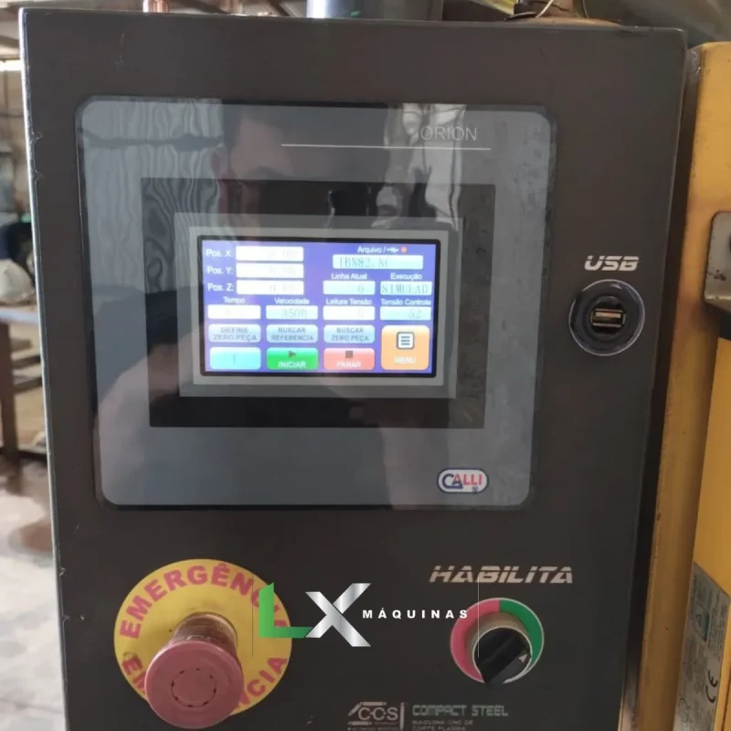 MÁQUINA DE CORTE A PLASMA CNC – CCS CUT-STEEL COM HYPERTHERM 65A - ANO 2016 (4)