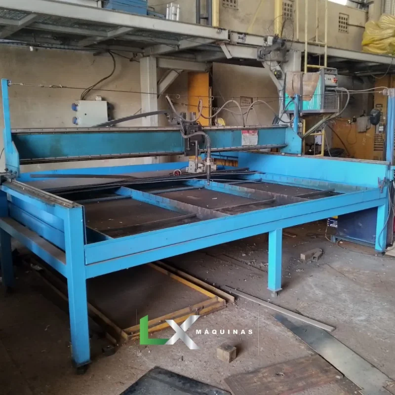 MÁQUINA DE CORTE A PLASMA - FONTE BALMER - MODEDLO MAXXICUT 100 - 220V - 1500 X 3000MM (3)