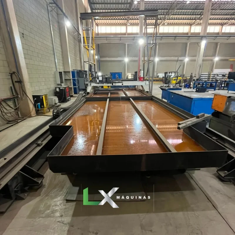 MESA DE CORTE CNC PLASMA HYPERTHERM HPR130 - 9 METROS X 4 METROS (6)