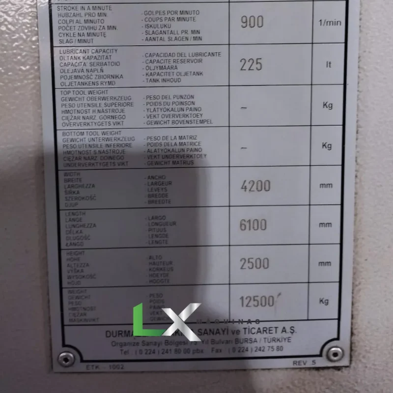 PUNCIONADEIRA CNC DURMA TP9 (4)