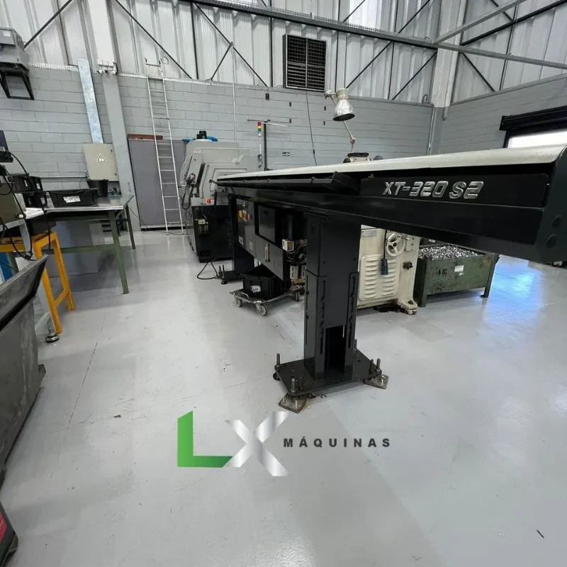 TORNO CABEÇOTE MOVEL CNC HANWHA XD20M - 2013 - COM ALIMENTADOR DE BARRAS (11)