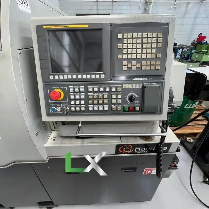 TORNO CABEÇOTE MOVEL CNC HANWHA XD20M - 2013 - COM ALIMENTADOR DE BARRAS (9)
