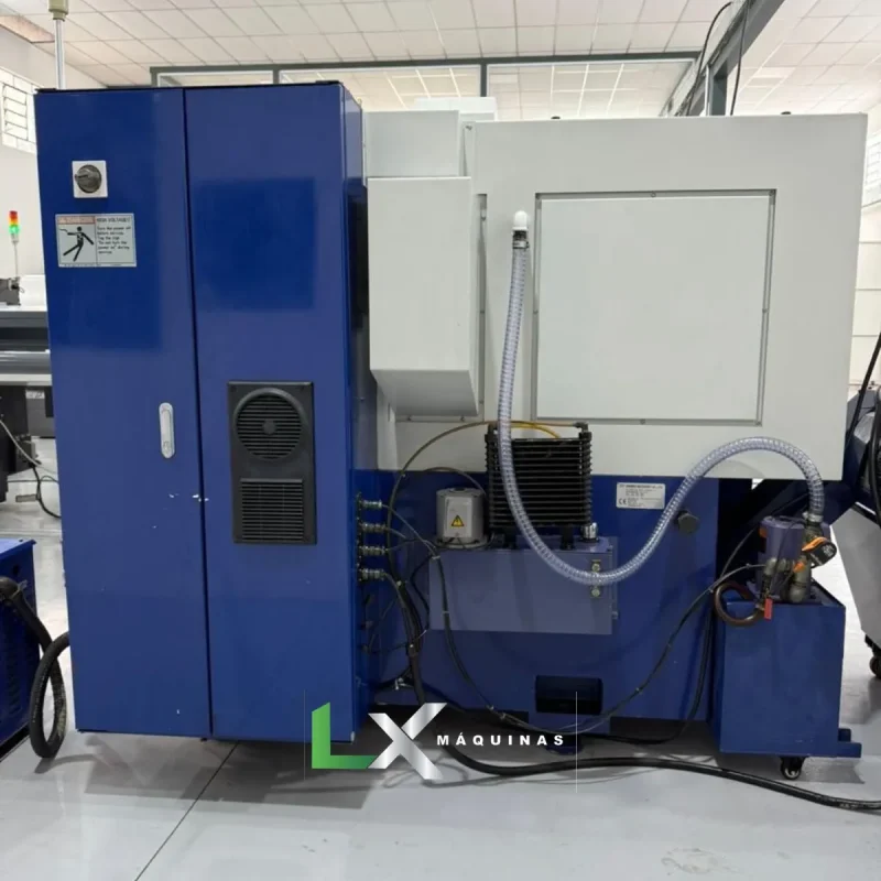 TORNO CNC CABEÇOTE MOVEL HANWHA SL16S - ANO 2005 (5)