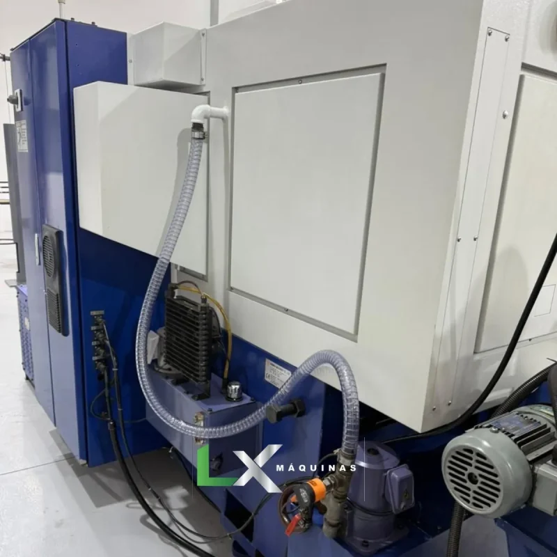 TORNO CNC CABEÇOTE MOVEL HANWHA SL16S - ANO 2005 (6)