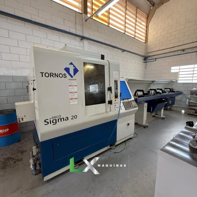 TORNO CNC CABEÇOTE MÓVEL TORNOS SIGMA 20 - FANUC - ANO 2007 (1)