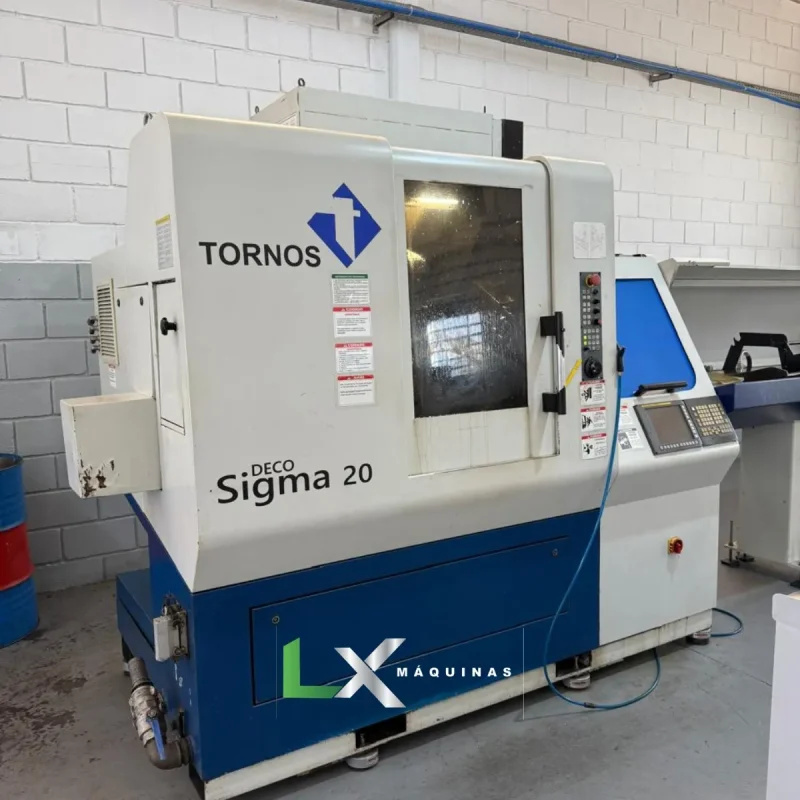 TORNO CNC CABEÇOTE MÓVEL TORNOS SIGMA 20 - FANUC - ANO 2007 (2)