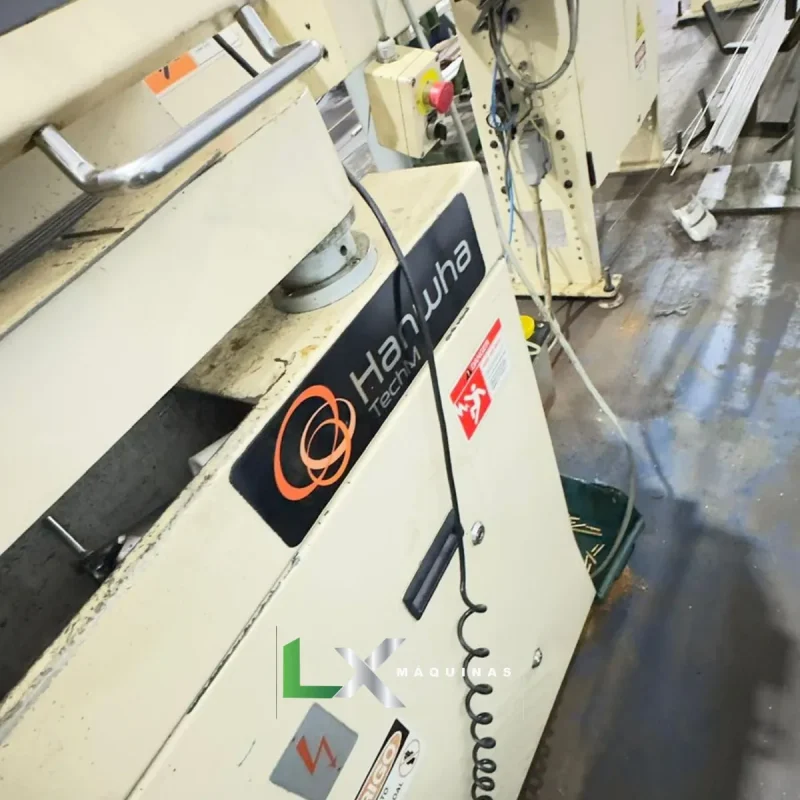 TORNO CNC CABEÇOTE MÓVELX HANWHA XD20H- COM ALIMENTADOR DE BARRAS - ANO 2007 (5)