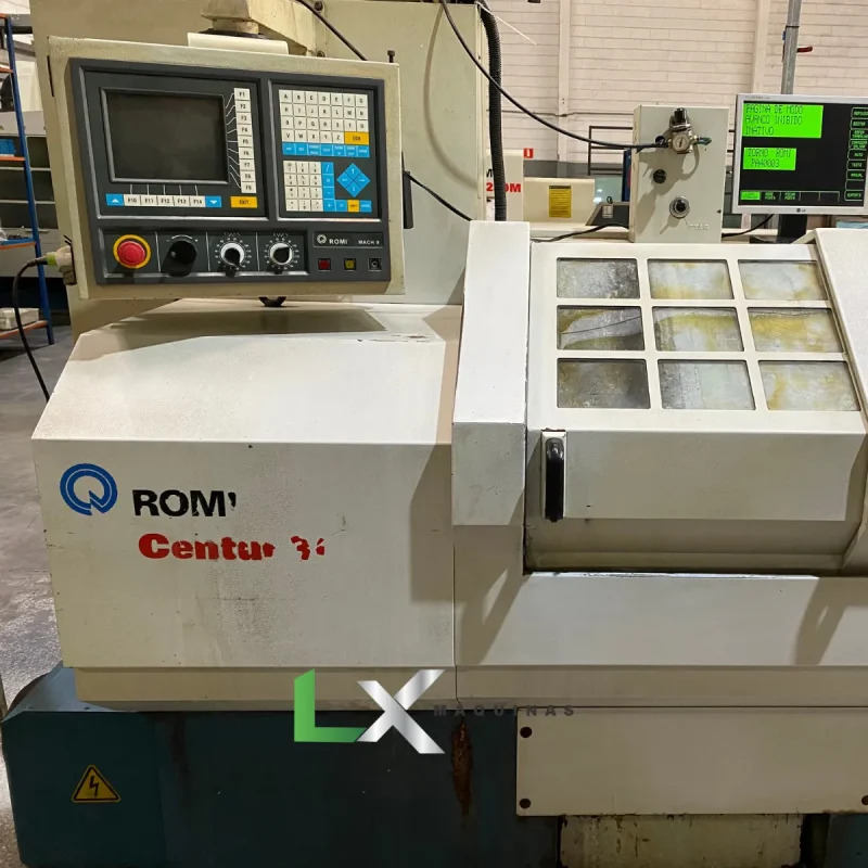 TORNO CNC CENTUR 30 D - ROMI – MACH 9 - ANO 2005 (3)
