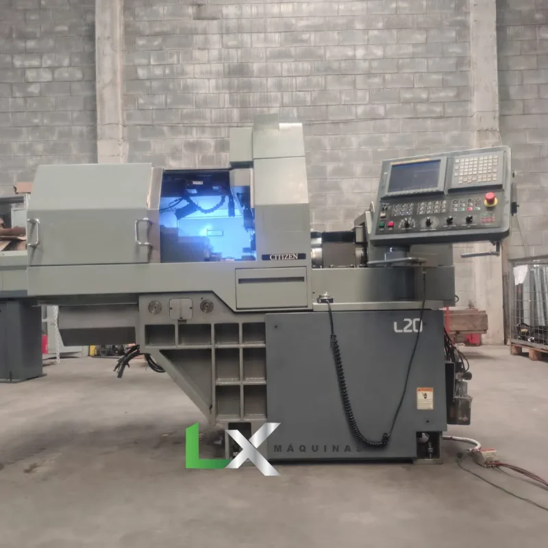 TORNO CNC CITZEN L20 VIII - ANO 2008 - COM ALIMENTADOR DE BARRAS E BOMBA DE ALTA PRESSÃO (1)