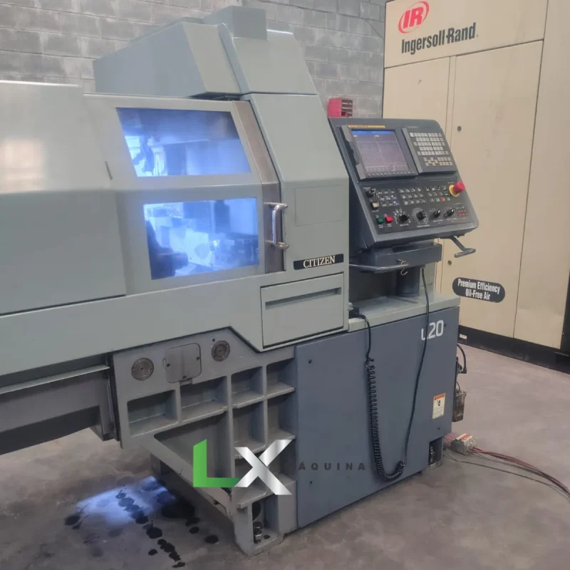 TORNO CNC CITZEN L20 VIII - ANO 2008 - COM ALIMENTADOR DE BARRAS E BOMBA DE ALTA PRESSÃO (2)