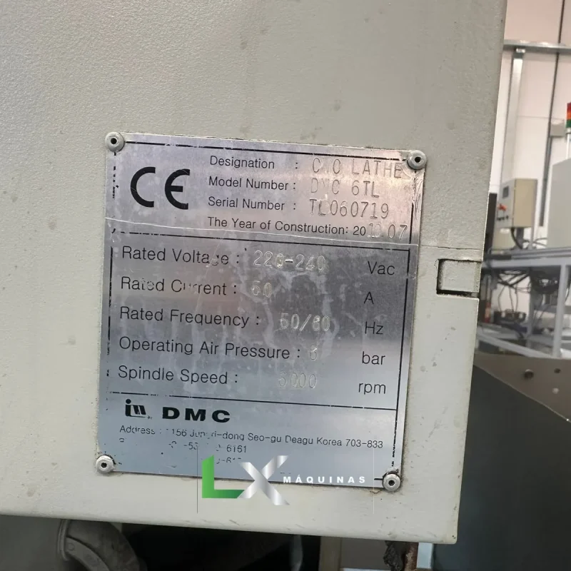 TORNO CNC DMC 6TL - FANUC - 2009 (9)