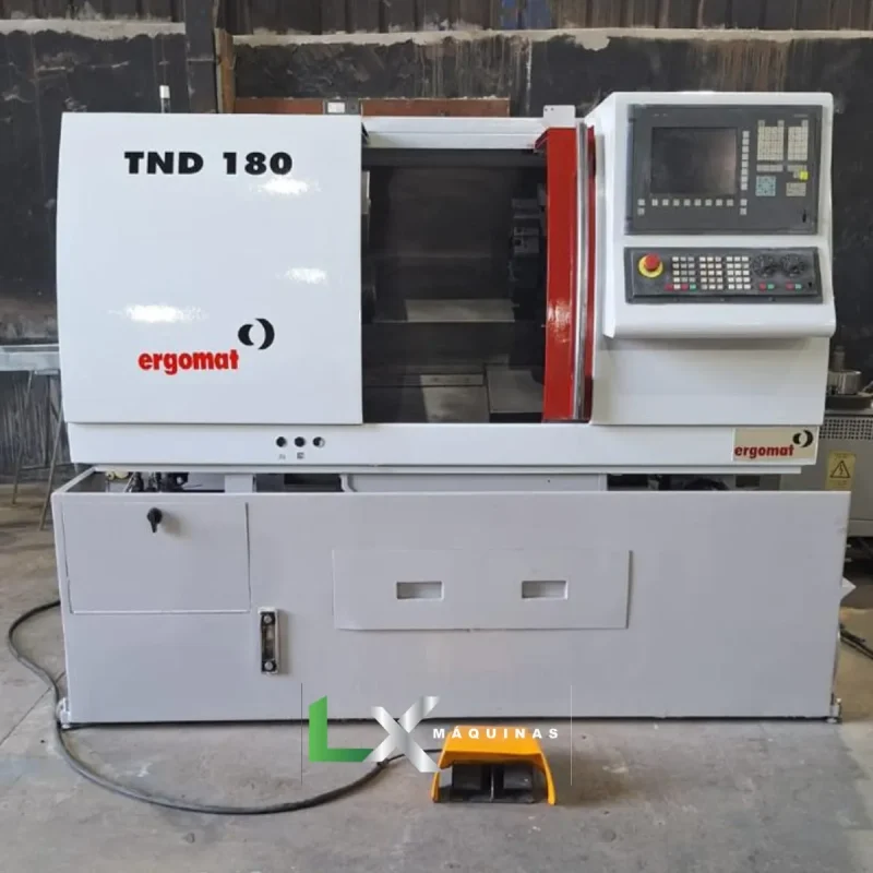 TORNO CNC ERGOMAT TND 180 - SIEMENS - 2002 (3)
