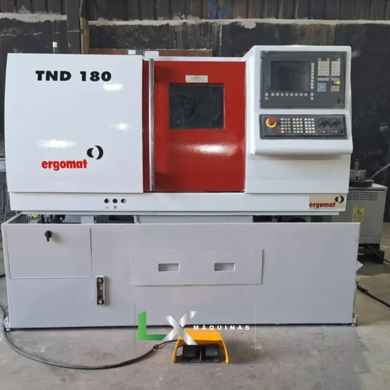 TORNO CNC ERGOMAT TND 180 - SIEMENS - 2002 (5)