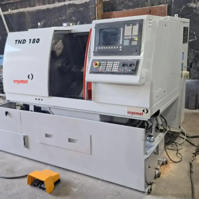 TORNO CNC ERGOMAT TND 180 - SIEMENS - 2002 (7)