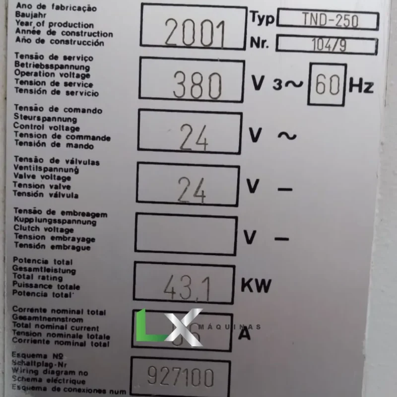 TORNO CNC ERGOMAT TND250 SIEMENS 2001 - REFORMADO (5)