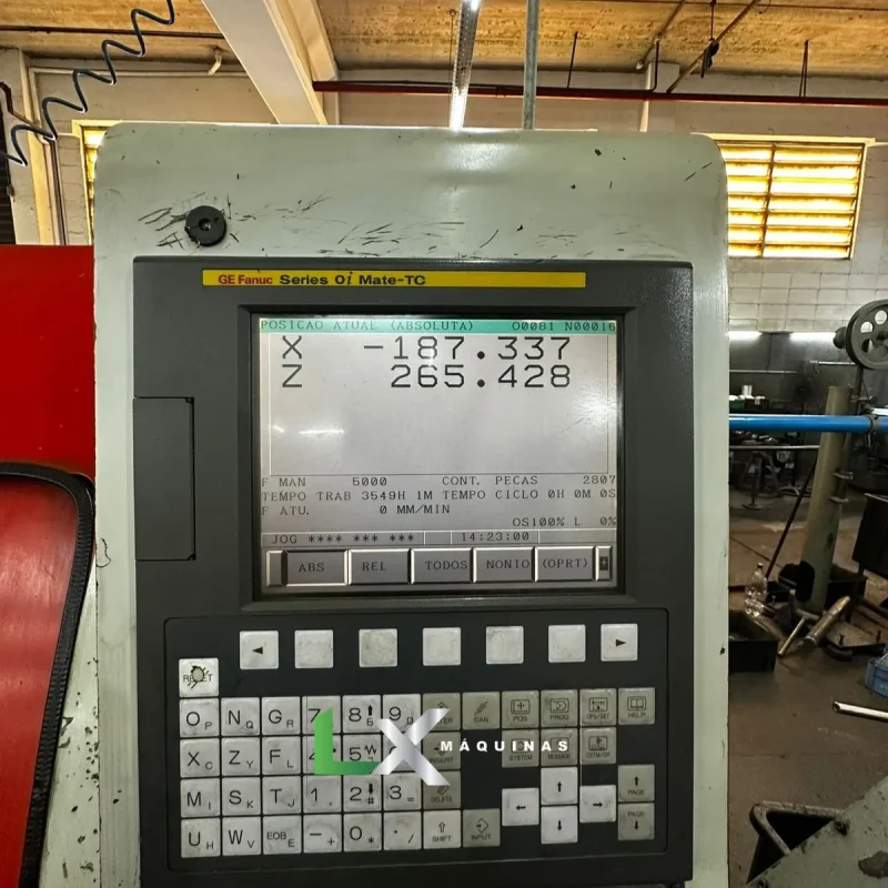 TORNO CNC ERGOMAT TNG42 - COM ALIMENTADOR - ANO 2007 (3)