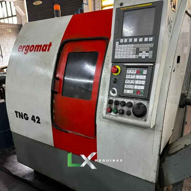TORNO CNC ERGOMAT TNG42 - COM ALIMENTADOR - ANO 2007 (4)