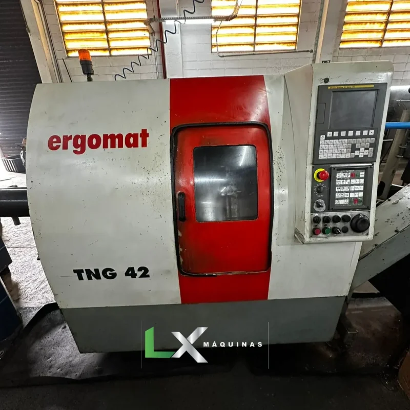 TORNO CNC ERGOMAT TNG42 - COM ALIMENTADOR - ANO 2007 (5)