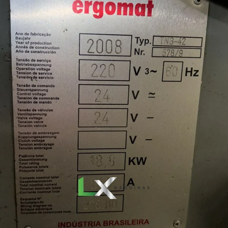 TORNO CNC ERGOMAT TNG42 FANUC - 2008 (3)