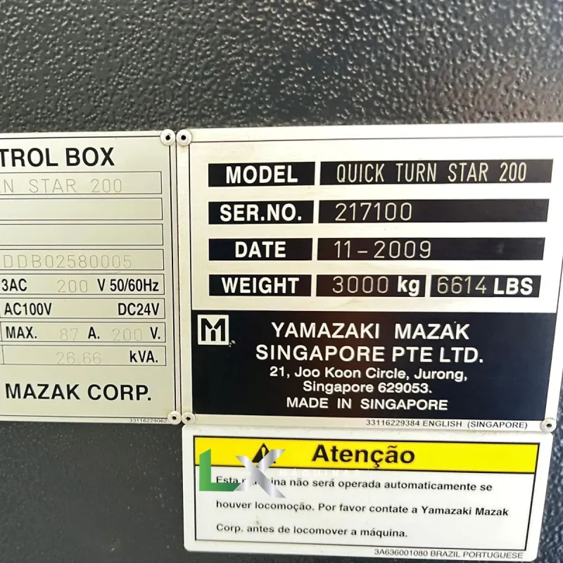 TORNO CNC MAZAK QT STAR 200 - MAZAK FZ - 2009 (15)