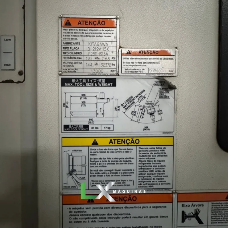 TORNO CNC MAZAK QUICK TURN NEXUS 350 II MY - FERRAMENTA ACIONADA - 2007 (2)