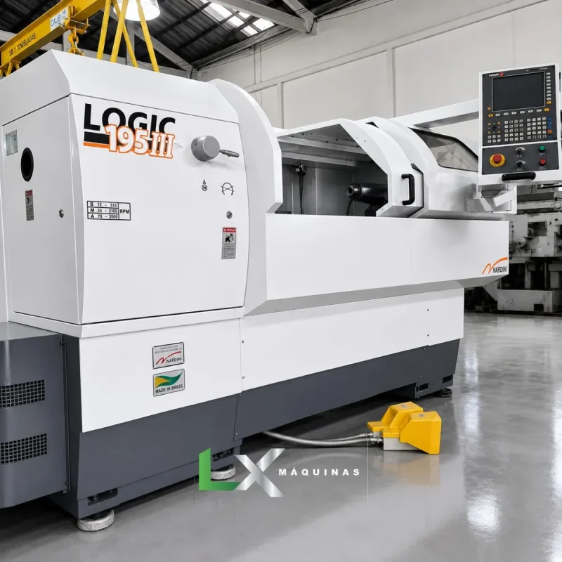 TORNO CNC NARDINI LOGIC 195 - 440 X 1000 MM- MCS - 2010 (2)