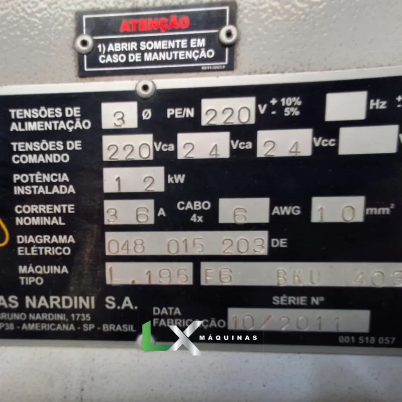 TORNO CNC NARDINI LOGIC 195 II - ANO 2011 (2)_11zon