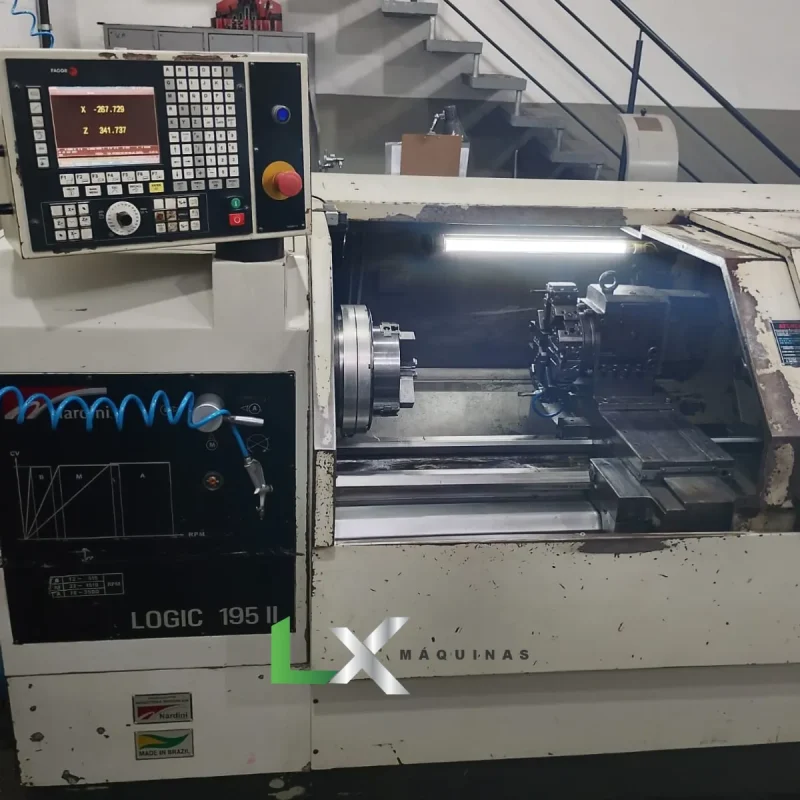 TORNO CNC NARDINI LOGIC 195 II - FAGOR - 440 MM X 1000 MM (10)
