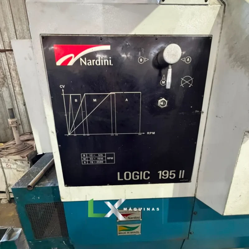 TORNO CNC NARDINI LOGIC 195 II - HIDRÁULICO - SIEMENS (RETROFIT 2022) (9)