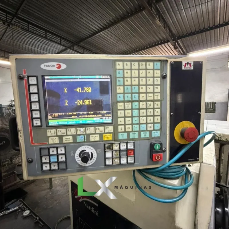 TORNO CNC NARDINI LOGIC 195 II – FAGOR – ANO 2012 (9)
