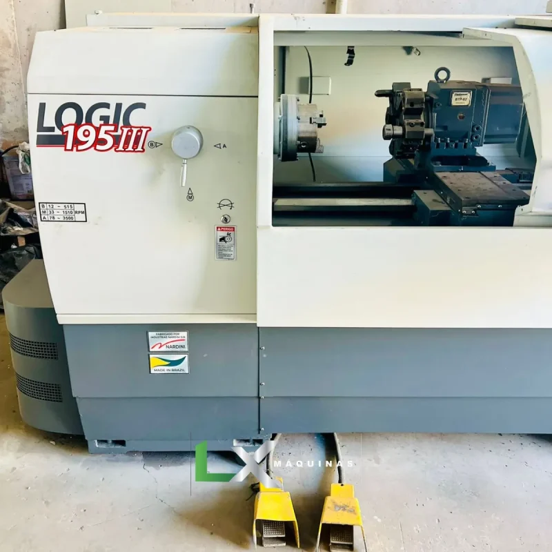 TORNO CNC NARDINI LOGIC 195 III - 440 X 1000 MM - MCS - 2010 (7)
