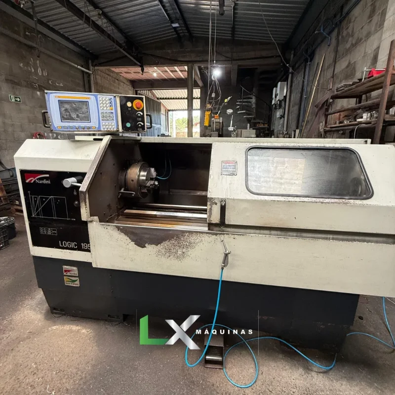 TORNO CNC NARDINI LOGIC 195II COM TORRE - ANO 2004 (5)
