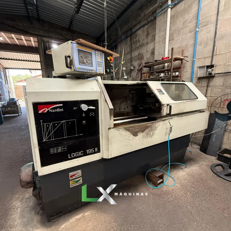 TORNO CNC NARDINI LOGIC 195II COM TORRE - ANO 2004 (6)