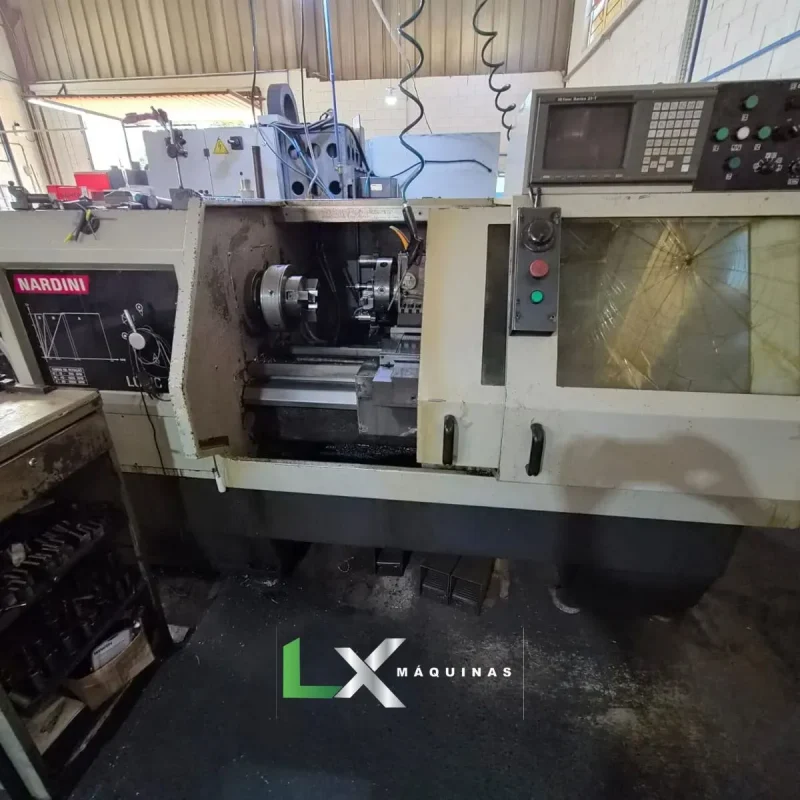 TORNO CNC NARDINI LOGIC 220 - 440 X 1000 MM - FANUC - 1996 (12)