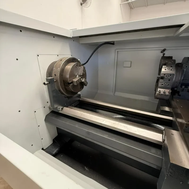 TORNO CNC NARDINI LOGIC 500 X 1000 MM - ANO 2008 COM TRANSPORTADOR DE CAVACOS (5)