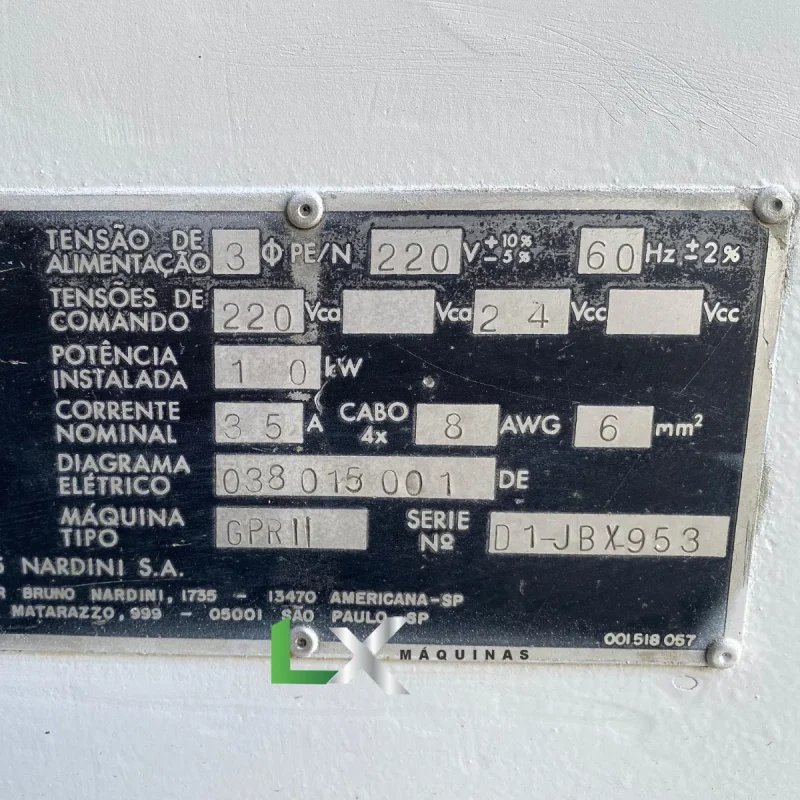 TORNO CNC NARDINI ND GPR II - 390 MM X 1000 MM (5)