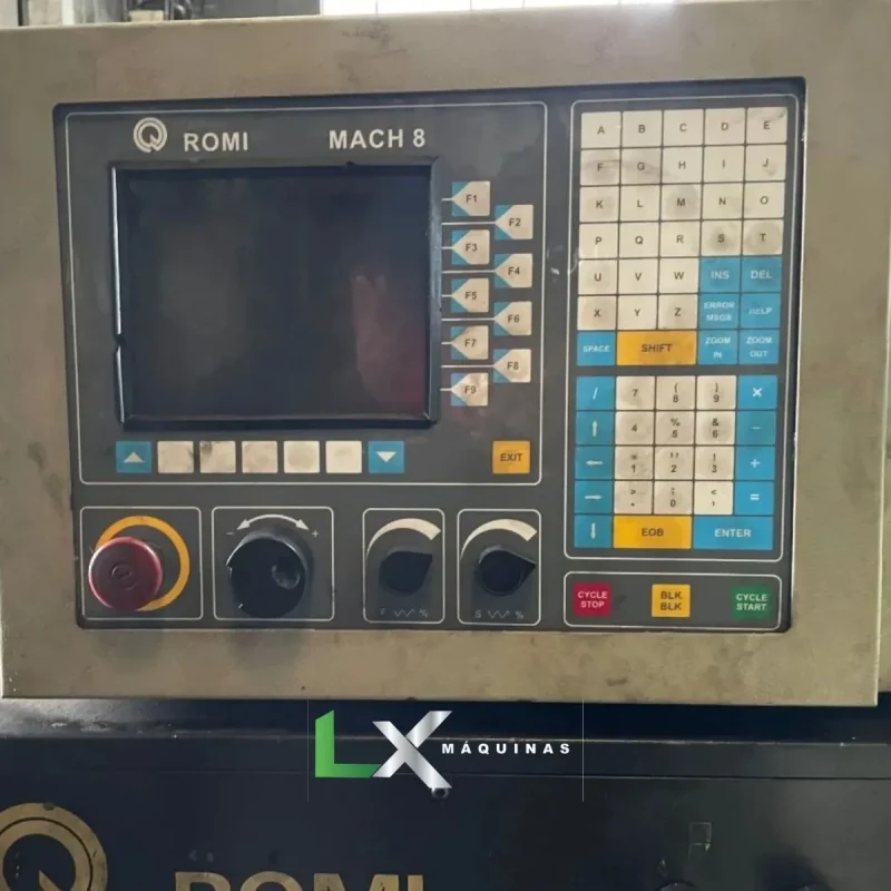 TORNO CNC ROMI CENTUR 20RV - MACH 8 - 300 X 500MM (2)