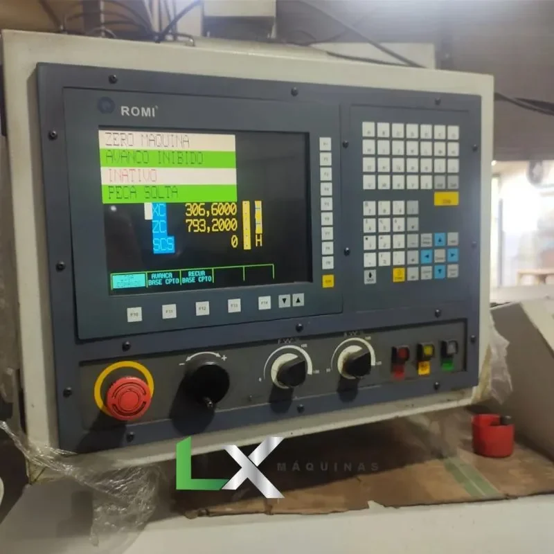 TORNO CNC ROMI CENTUR 30D – MACH 9 – LX Maquinas