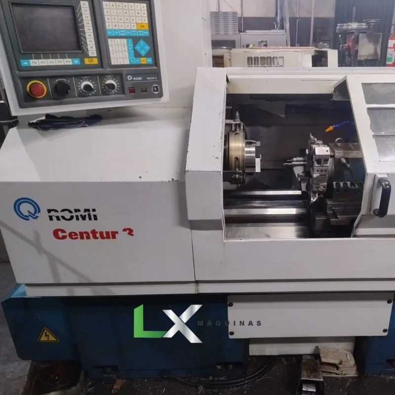 TORNO CNC ROMI CENTUR 30D - 430 X 500 MM – ANO 2004 (7)