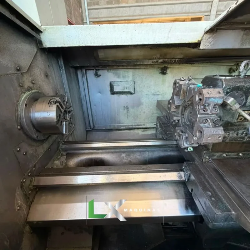 TORNO CNC ROMI CENTUR 30D COM TRANSPORTADOR DE CAVACOS – MACH 9 – 430 X 1000 MM (8)