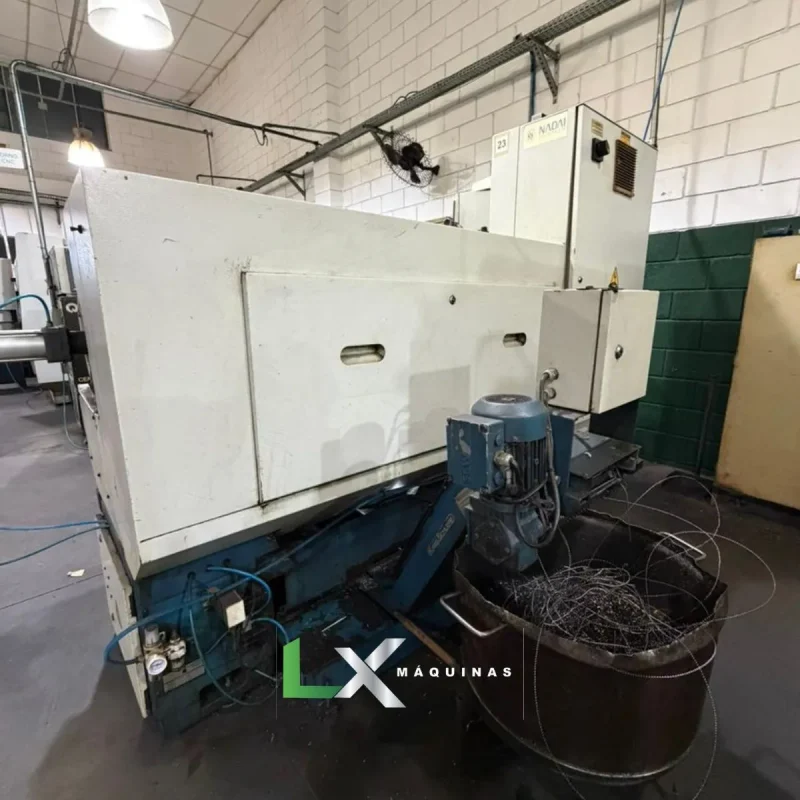 TORNO CNC ROMI CENTUR 30D COM TRASNPORTADOR DE CAVACOS – MACH 9 – 430 X 1000 MM (2)