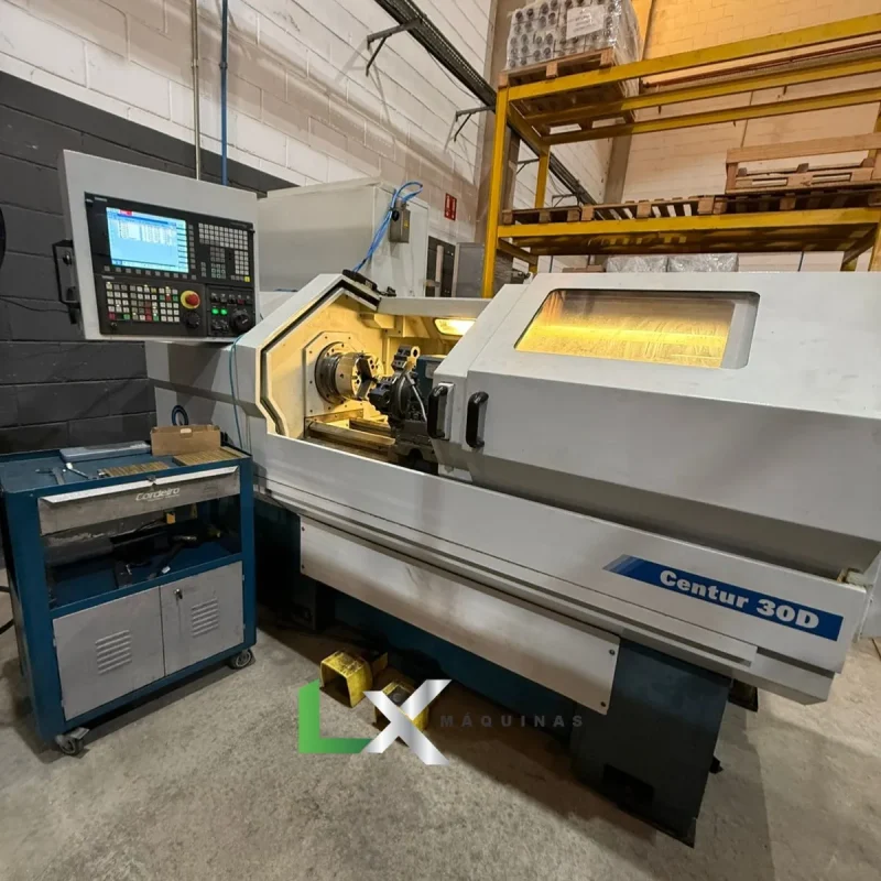 TORNO CNC ROMI CENTUR 30D HIDRAULICO - SIEMENS 828D - ANO 2018 (8)