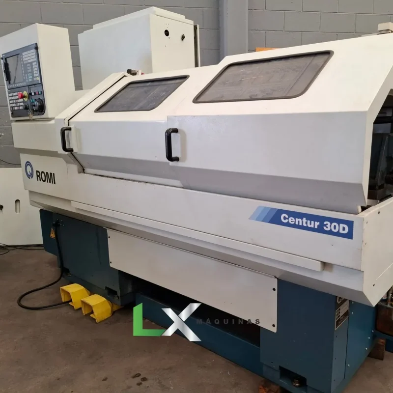 TORNO CNC ROMI CENTUR 30D HIDRÁULICO - SIEMENS - ANO 202 (1)